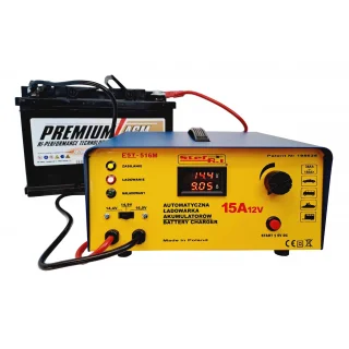 ŁADOWARKA AUTOMATYCZNA STEF-POL EST-516M 12V 15A