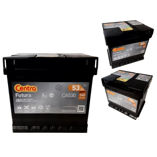 AKUMULATOR CENTRA FUTURA  12V 53Ah 540A