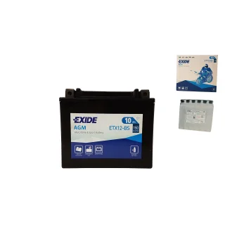 AKUMULATOR EXIDE ETX12-BS/YTX12-BS 12V 10Ah 150A