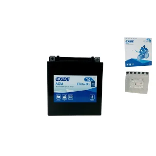 AKUMULATOR EXIDE ETX16-BS/YTX16-BS 12V 14Ah 215A