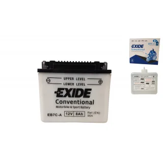 AKUMULATOR EXIDE EB7C-A/YB7C-A 12V 8Ah 90A