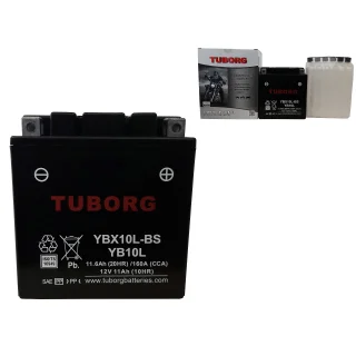 AKUMULATOR TUBORG AGM YBX10L-BS 12V 11Ah 160A