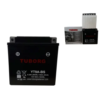 AKUMULATOR TUBORG AGM YT9A-BS 12V 9Ah 150A