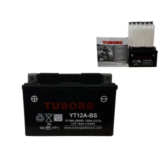 AKUMULATOR TUBORG AGM YT12A-BS 12V 10Ah 180A