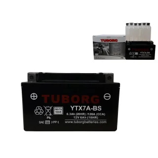 AKUMULATOR TUBORG AGM YTX7A-BS 12V 6Ah 120A