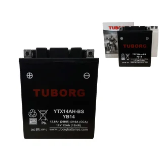 AKUMULATOR TUBORG AGM YTX14AH-BS 12V 12Ah 210A