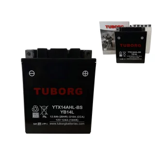 AKUMULATOR TUBORG AGM YTX14AHL-BS 12V 12Ah 210A