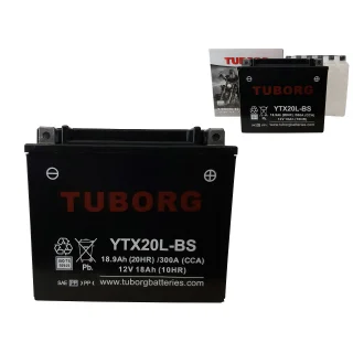 AKUMULATOR TUBORG AGM YTX20L-BS 12V 18Ah 300A