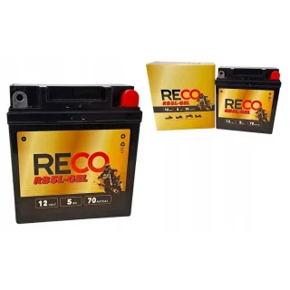 AKUMULATOR RECO RB5L-GEL 12V 5Ah 70A