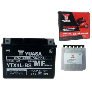 AKUMULATOR YUASA YTX4L-BS 12V 3Ah 50A