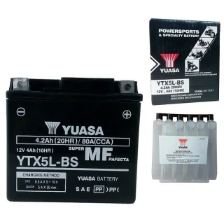 AKUMULATOR YUASA YTX5L-BS 12V 4Ah 80A