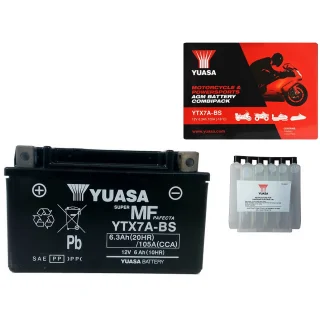 AKUMULATOR YUASA YTX7A-BS 12V 6Ah 105A