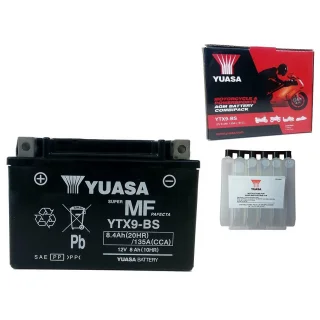 AKUMULATOR YUASA YTX9-BS 12V 8Ah 135A