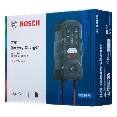 BOSCH C70 ŁADOWARKA AKUMULATOROWA PROSTOWNIK 12/24V NOWA WERSJA BOSCH C70 ŁADOWARKA AKUMULATOROWA PROSTOWNIK 12/24V NOWA WERSJA