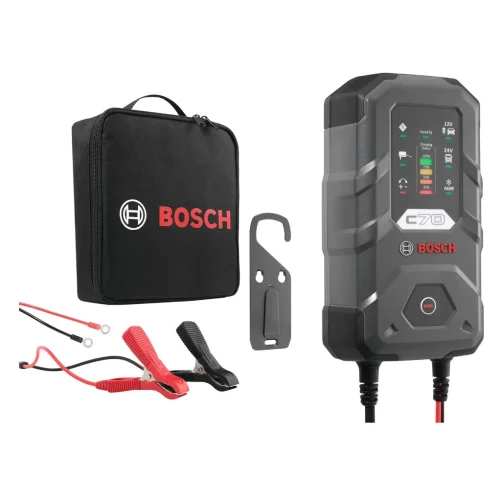 BOSCH C70 ŁADOWARKA AKUMULATOROWA PROSTOWNIK 12/24V NOWA WERSJA BOSCH C70 ŁADOWARKA AKUMULATOROWA PROSTOWNIK 12/24V NOWA WERSJA