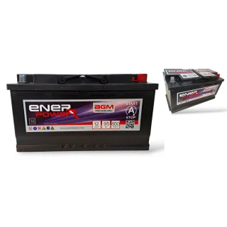 ENERPOWER AGM START STOP 12V 95Ah 850A