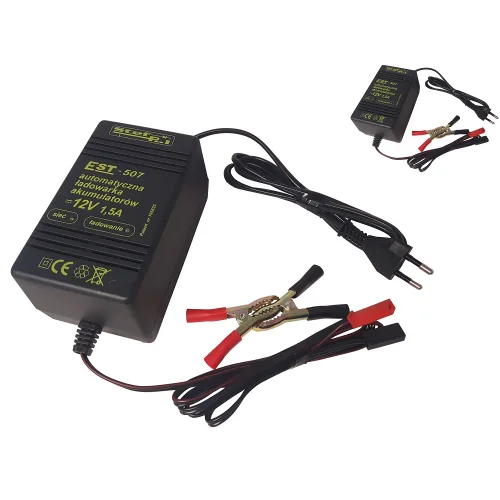 ŁADOWARKA AUTOMATYCZNA STEF-POL EST-507 12V 1,5A ŁADOWARKA AUTOMATYCZNA STEF-POL EST-507 12V 1,5A